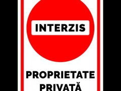 Semn de interzis proprietate privata