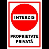 Semn de interzis proprietate privata